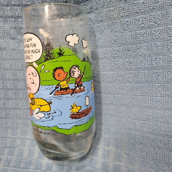 McDonald's Camp Snoopy Collection Schulz Peanuts Glass RATS! - Picture 5 of 7